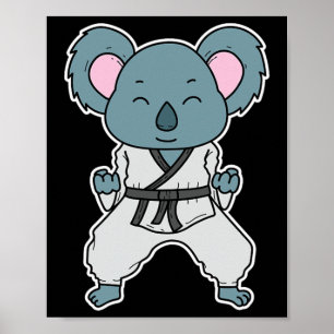 Koala Doet Karate Poster