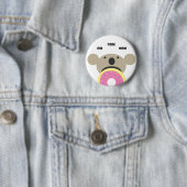 Koala Donut Diet Ronde Button 5,7 Cm (In situ)