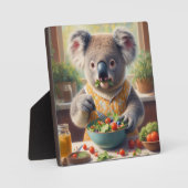 Koala Eating Salade Fotoplaat (Voorkant)