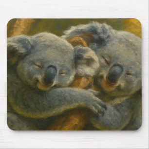 Koala Embrace – Tender Wildlife Moment Muismat