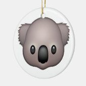 Koala - Emoji Keramisch Ornament (Links)
