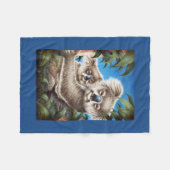 Koala en Baby Fleece Deken (Voorkant (Horizontaal))