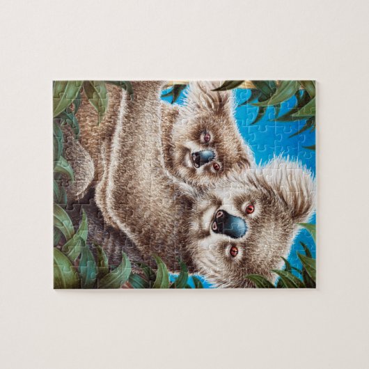 Koala en Baby Puzzle Legpuzzel (Horizontaal)