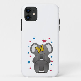 Koala en Butterfly iPhone 11 Hoesje