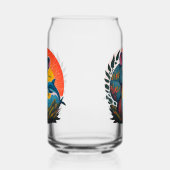 Koala en Dolfijn Blikvorm Glas (Links)