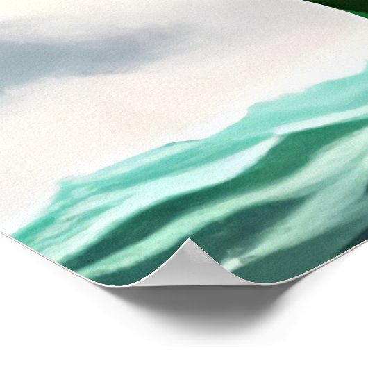 Koala en vêtements verts | AI Art Poster (Coin)