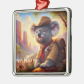 Koala Explorer Metalen Ornament (Links)