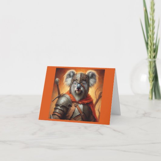 Koala Fantasy Warrior Kaart (Voorkant)
