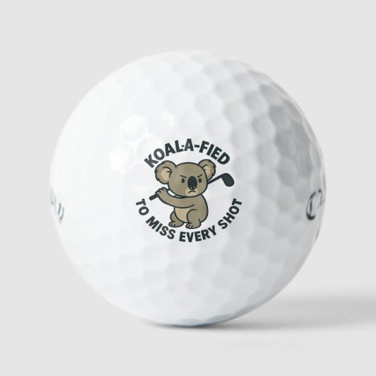 Koala-Fied à manquer chaque balle de golf (Recto)