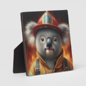 Koala Firefighter Fotoplaat (Voorkant)