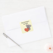Koala gepersonaliseerde Bookplate Sticker (Envelop)