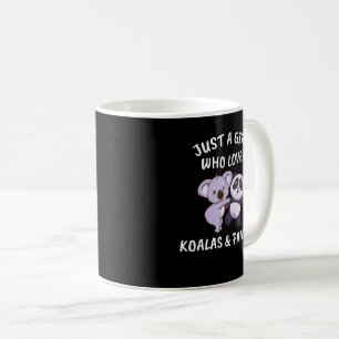 Koala Gift Women Panda Girls Cute Koala en Pandas Koffiemok