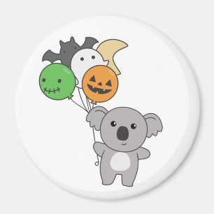 Koala Halloween-ballonnen voor kinderen die Koalas Magneet