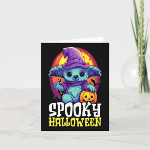 Koala Halloween Enge Trick or treat Spooky Koala Kaart