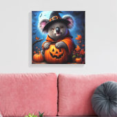Koala Halloween kostuum Canvas Afdruk (Insitu (Woonkamer))