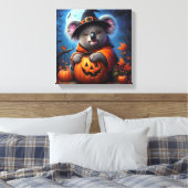 Koala Halloween kostuum Canvas Afdruk (Insitu (Slaapkamer))