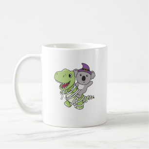 Koala Happy Halloween T-rex Mummy Costume Koffiemok