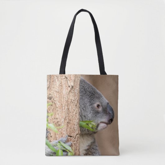 koala Headshot Tote Bag (Voorkant)