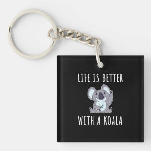 Koala - Het leven is beter met een Koala Sleutelhanger