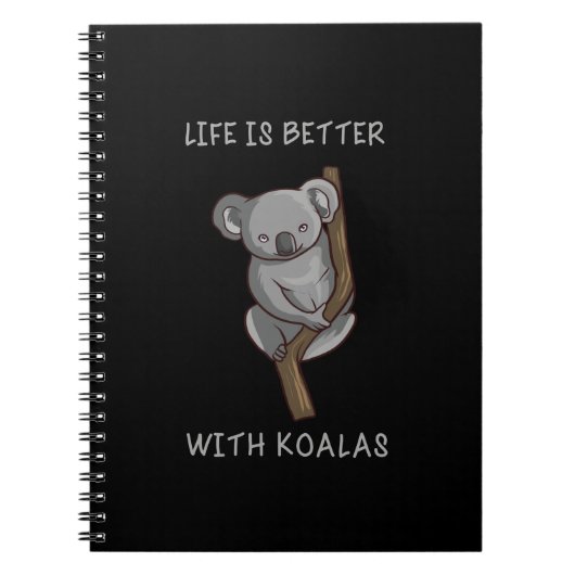 Koala - Het leven is beter met Koalas Notitieboek (Voorkant)