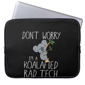 Koala ik ben een Koalafied Radiologie Tech Laptop Sleeve