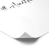 Koala Illustratie #Australia Love White Poster (Hoek)