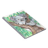 Koala in de Eucalyptusboom Notitieboek (Rechterzijde)