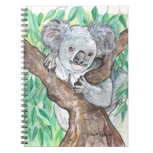 Koala in de Eucalyptusboom Notitieboek