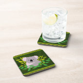 Koala in de jungle bier onderzetter (Rechterzijde)
