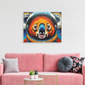 KOALA IN DE RUIMTE-2 CANVAS AFDRUK (Insitu (Woonkamer))