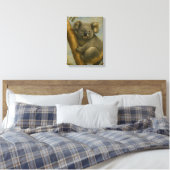 Koala in het stille licht canvas afdruk (Insitu (Slaapkamer))