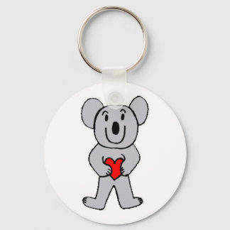 Koala in Love Sleutelhanger