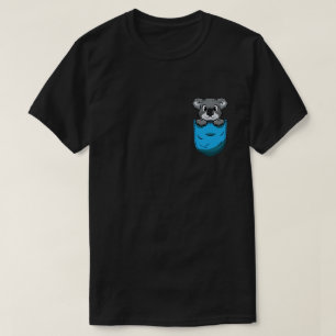 Koala in My Pocket Australia Koala Beer Lovers Gif T-shirt