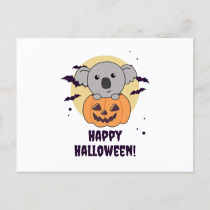 Koala in Pumpkin Sweet Koalas Happy Halloween Briefkaart