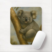 Koala in rustig licht muismat (Met muis)