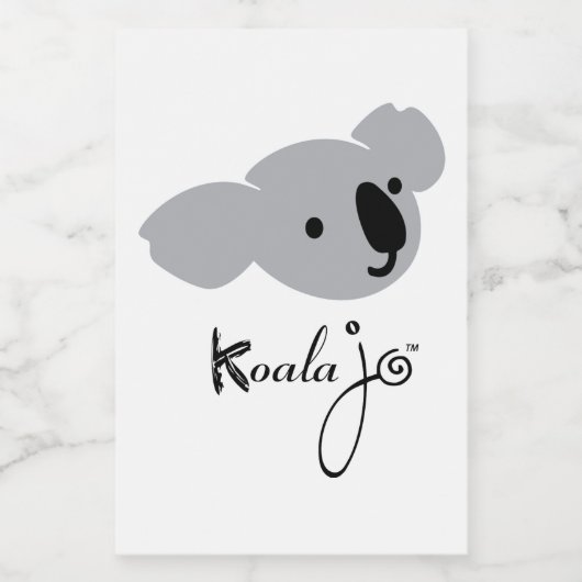 Koala Jo Container Labels Voedselcontainer Etiket (Enkel label)