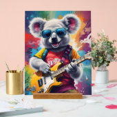 Koala jouant de la guitare, du graffiti (Mariage)
