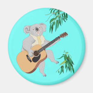 Koala jouant la guitare - aimant