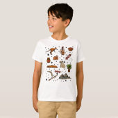 Koala Kangaroo Australia Day Pattern T-shirt (Voorkant volledig)