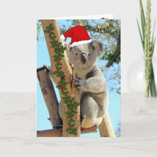 Koala Kerst Kaart (Voorkant)