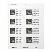 Koala kerstsnoepriet etiket (Full Sheet)