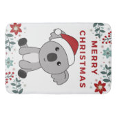 Koala Kerstwinter winterdieren Koalas Bath Ma Badmat (Voorkant)