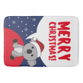 Koala Kerstwinter winterdieren Koalas Bath Ma Badmat (Voorkant)