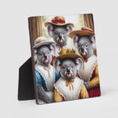 Koala Kleine Vrouwen Fotoplaat (Voorkant)