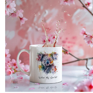 Koala Knuffels in kleur, op maat Koffiemok