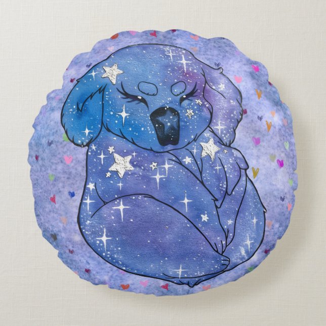 Koala krijgt de naam Seven Rond Kussen (Voorkant)