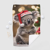 Koala Kris Kringle: Christmas Down Under Golfhanddoek (Insitu)