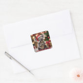 Koala Kris Kringle: Christmas Down Under Vierkante Sticker (Envelop)