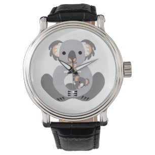 KOALA — lederen riem Horloge