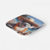 Koala Luau Papieren Bordje (Gebogen)